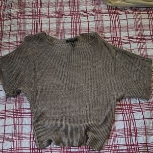 Ralph Lauren Taupe Knit Sweater